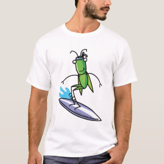 Patiënt, sprinkhaan Surfing T Shirt