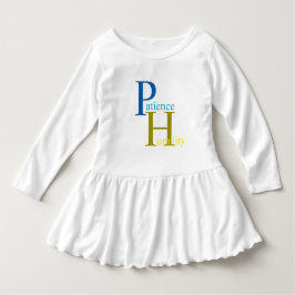 Patiënt Toddler Dress White