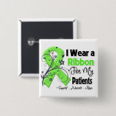 Patiënten - Lymfoom Vierkante Button 5,1 Cm (Voorkant /achterkant)