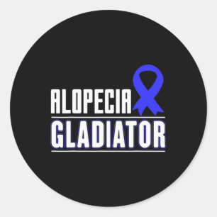 Patiënten met Alopecia Areata Aw Ronde Sticker