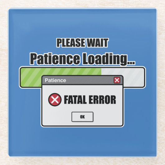 Patiëntenbelasting Glazen Onderzetter (Voorkant)