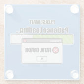 Patiëntenbelasting Glazen Onderzetter (Achterkant)