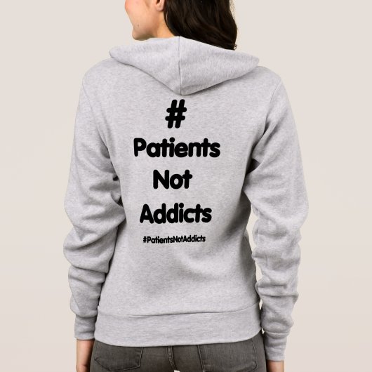 #PatiëntenNietAddicts Hoodie (Achterkant)