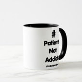 #PatiëntenNietAddicts Mok (Voorkant rechts)