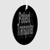 Patiëntentransporter Extraordinaire Ornament (voorkant)