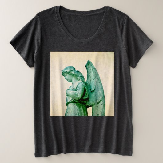 Patina Angel Grote Maat T-shirt (Design voorkant)
