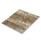 Patina Hout Rustieke Vervallen Plank Tegeltje (Zijkant)