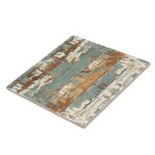 Patina Hout Rustieke Vervallen Plank  Tegeltje (Zijkant)