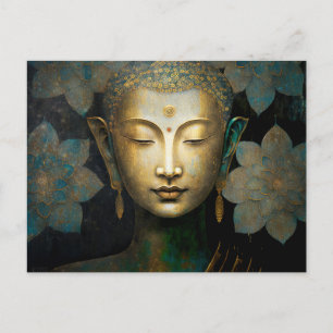 PATINA VAN VREDE MEDITATIE PORTRET BRIEFKAART