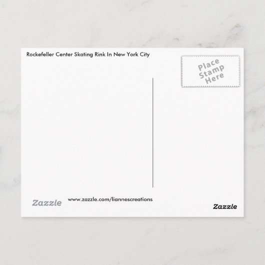 PATINAGE À LA CARTE POSTALE DE ROCHE (Dos)