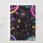 Patinage à rouleaux Invitation Anniversaire (Dos)