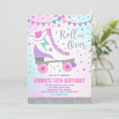 Patinage à rouleaux Invitation Anniversaire Patina (Debout devant)