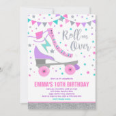 Patinage à rouleaux Invitation Anniversaire Patina (Devant)