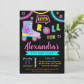 Patinage à rouleaux Patinage Invitations de fête d (Debout devant)