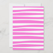 Patinage à rouleaux violet Invitation d'anniversai (Dos)