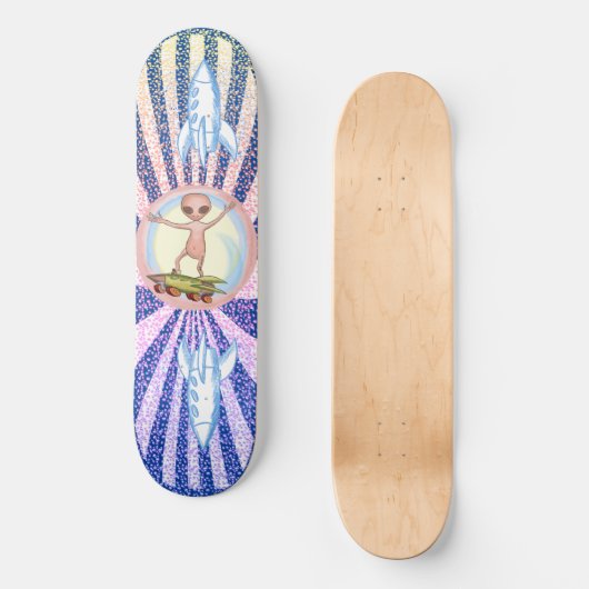 Patinage alien Skateboard (Recto)