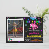 Patinage d'anniversaire invitation invitation de l (Debout devant)