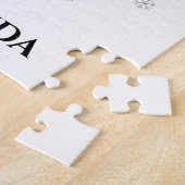 Patinage de glace puzzle fille avec le nom de l'en (Côté)