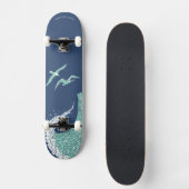 Patinage en mer, Skateboard en mer, Sea, Ocean Dec (Recto)