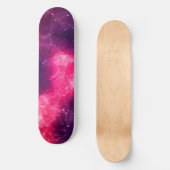 Patinage en nébuleuse rose | Skateboard Cosmic Spa (Recto)