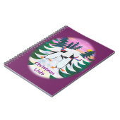 Patinage mignon Carnet de pingouins pour personnal (Côté gauche)