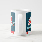 Patinage personnalisé Géant Géant Mug de café (Dos)