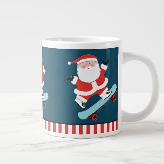 Patinage personnalisé Géant Géant Mug de café (Droite)
