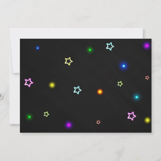 Patinage photo invitation anniversaire Roller part (Dos)