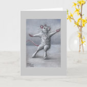 Patinage sur carte de rat de glace (Fleur jaune)