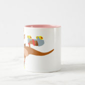 Patinage sur dessin mignon Kangaroo Mug (Centre)