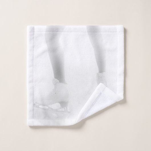 Patinage sur glace (Gant de toilette)