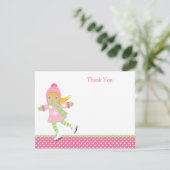 Patinage sur glace Anniversaire Merci Notes (Debout devant)