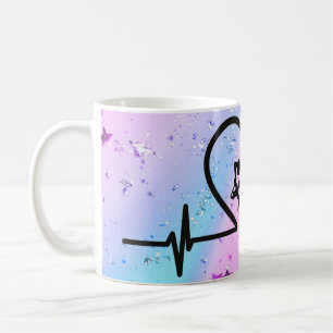 Patinage sur glace Coeur de battement Mug - Cadeau