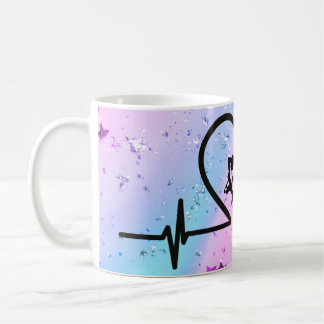 Patinage sur glace Coeur de battement Mug - Cadeau