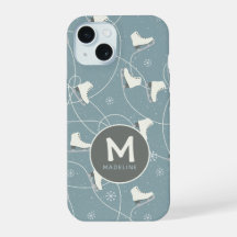 Patinage sur glace et flocon de neige Personnalisé