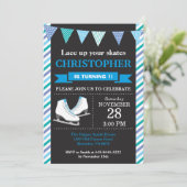 Patinage sur glace Invitation Anniversaire 1er ann (Debout devant)