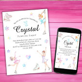 Patinage sur glace Invitation Anniversaire, Partie