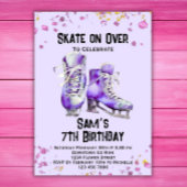 Patinage sur glace Invitation Anniversaire, Partie