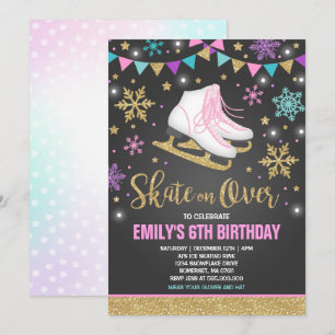 Patinage sur glace Invitation Patinage sur glace G