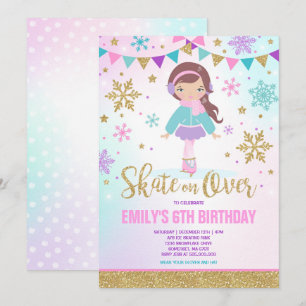 Patinage sur glace Invitation Patinage sur glace G