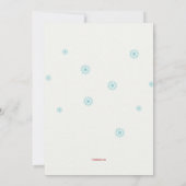 Patinage sur glace Ours polaire Invitation (Dos)