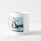 Patinage sur glace Pingouin Mug (Devant gauche)