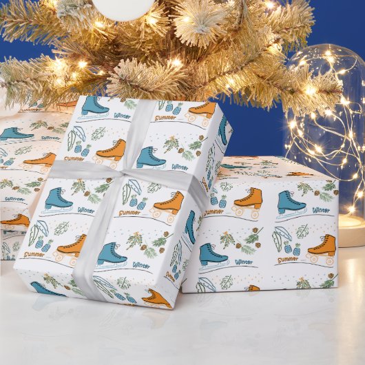 Patinando en Navidades Cadeaupapier (Feestdagen)