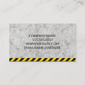 Patiner | Carte de visite de construction (Dos)