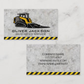 Patiner | Carte de visite de construction (Devant / Derrière)