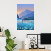 Patiner sur glace Affiche de voyage (Bureau à domicile)