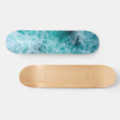 Patineta Blue Ocean waves Skateboard (Horizontaal)