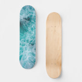 Patineta Blue Ocean waves Skateboard (Voorkant)