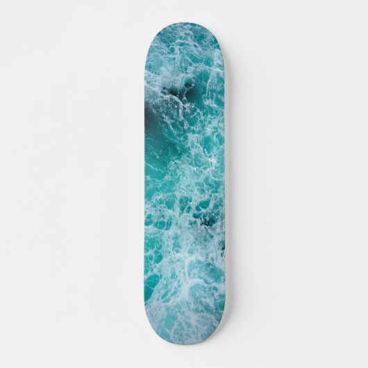 Patineta Blue Ocean waves Skateboard (Voorkant)