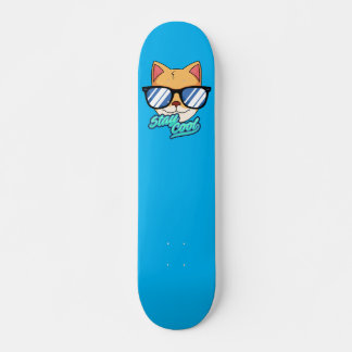patineta con Disño de gato cool Skateboard